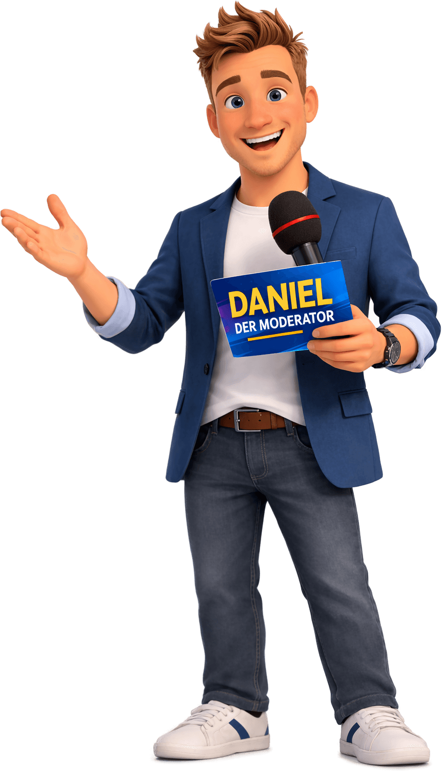 Daniel der Moderator